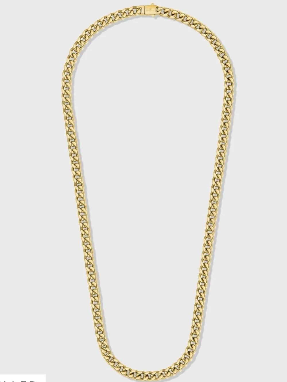 Cuban Link Chain Gold Tone Chain Necklace